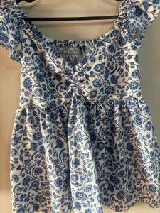 Floral Print Off-Shoulder Top