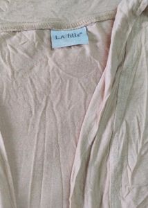 Beige La Fille Overcoat