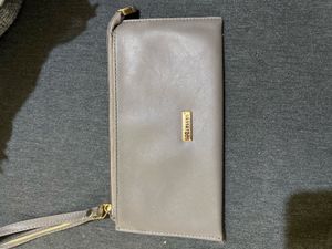 Stylish Grey Zip-Around Wallet