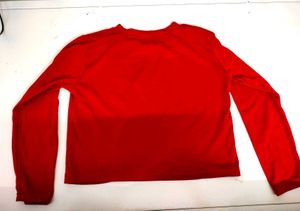 Red "Love" Graphic Sweatshirt