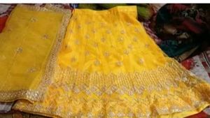 Stunning Yellow Lehenga Choli