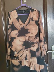 Chic Floral Print Midi Dress
