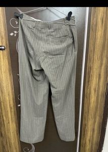 Will's Grey Striped Trousers