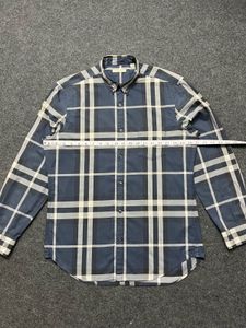 Men's Blue Checkered Casual Shirt