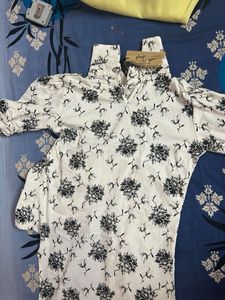 Floral Print Asymmetrical Dress