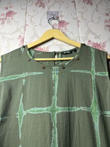 Stylish Green Printed Kurta for Women