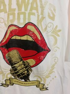 Shein "Always Rock" Graphic Tee