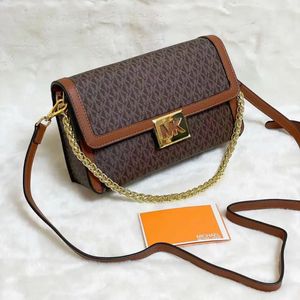 Michael Kors Monogram Chain Shoulder Bag