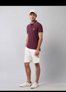 US Polo Assn. Burgundy shirt