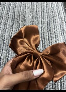 Satin Bow Hair Clip