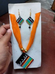 Handmade Tribal Necklace &amp; Earring Set