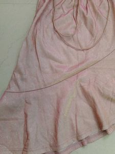 Pink Strappy Mini Dress