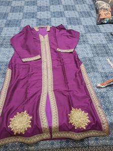 Purple Silk Kurti