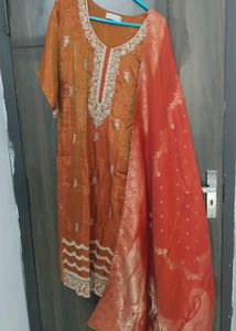 New Unused Premium CottonSilk JadhauEmbroiderySuit