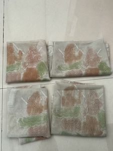 4 Single peices- Decorative Lace Net sofa covers