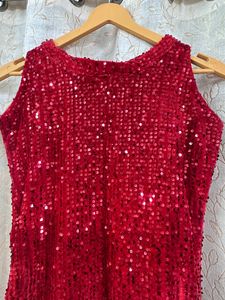 Women Sheath Red Dress