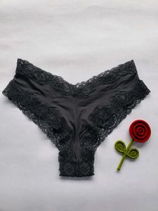 Lace Trimmed Brief Panty