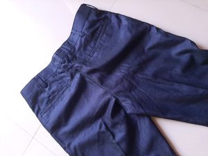 Men's Formal Navy Blue Trouser