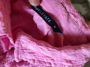 Pink Textured Shirt