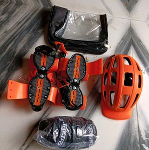 Kids Roller Skate and Helmet Set