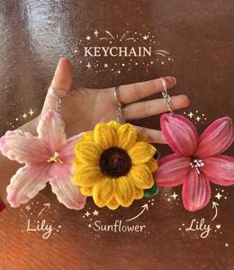 Handmade Flower Keychain Set - Any 1