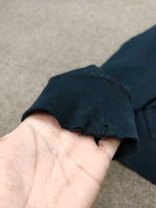 Men's Dark Blue Zip-Up Hoodie