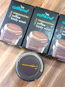 mCaffeine Cappuccino Coffee Body Wash (single )