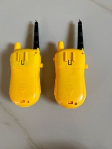 Pair of Yellow Walkie Talkies