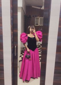 pink prom dress