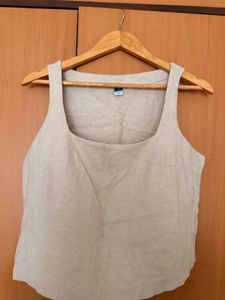 Linen Blend Tank Top