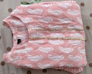 Pink Kurta set with Paisley Print🌸