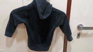 Black Velvet Hoody