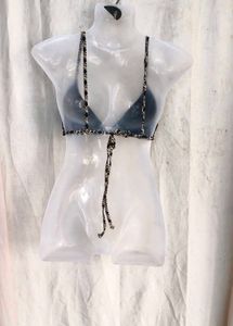 9810. Stylish Triangle Bikini Top