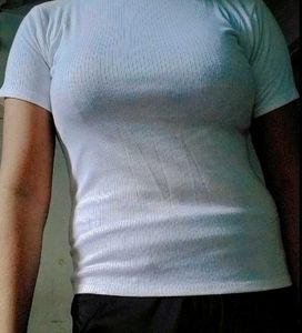 White High Neck Top 💗🤩👌🏻