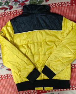 Yellow &amp; Black Bomber Jacket