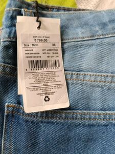 Mid Wash Flared Jeans
