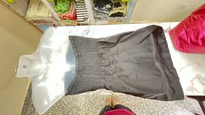black bow short dress