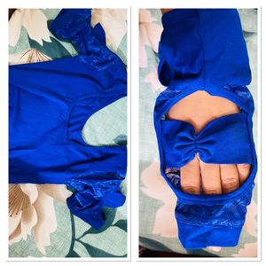 beautiful strachable blue blouse for sale