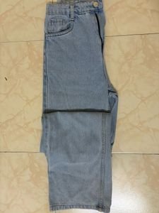 Light Wash Wide Leg Jeans