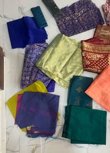 Assorted Indian cloth pieces