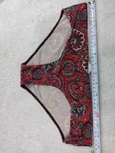 Stylish Red 🥰Paisley Print Panties