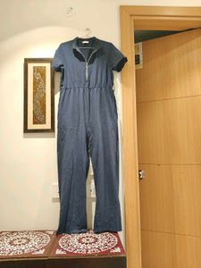 Blue Jumpsuit - Casual & Chic