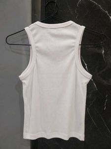 🤍 Combo of Ribbed Tank Top – 2 Pieces