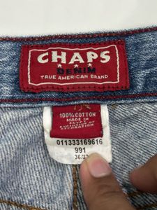 CHAPS BY RALPH LAUREN Men's Blue Wash Denim Jeans