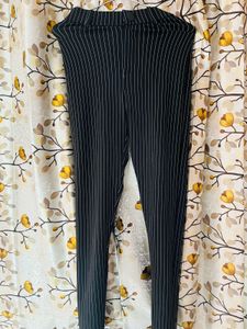 Striped Black Pants