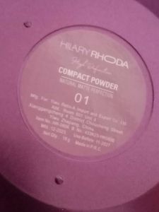 hilary rhoda Compact Powder with Mirror &amp; Puff