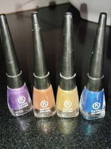Set of 4 coloured Liquid Eyeliners- RayneBrand