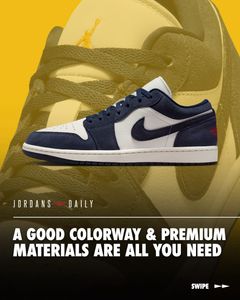 Air Jordan 1 Low Navy White