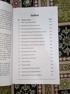 The Answer Writing Manual for UPSC