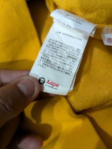 Yellow BAPE Crewneck Sweatshirt
